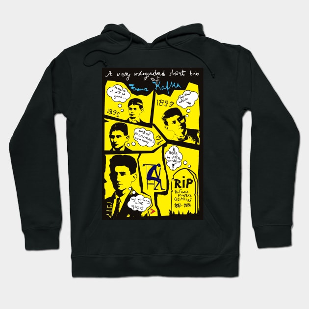 Franz Kafka's Comic Bio Hoodie by Exile Kings 